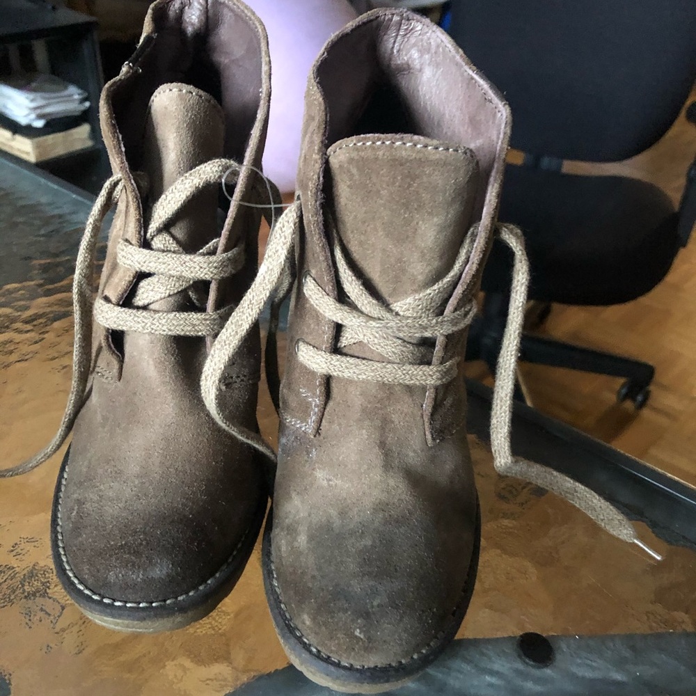 Brown booties